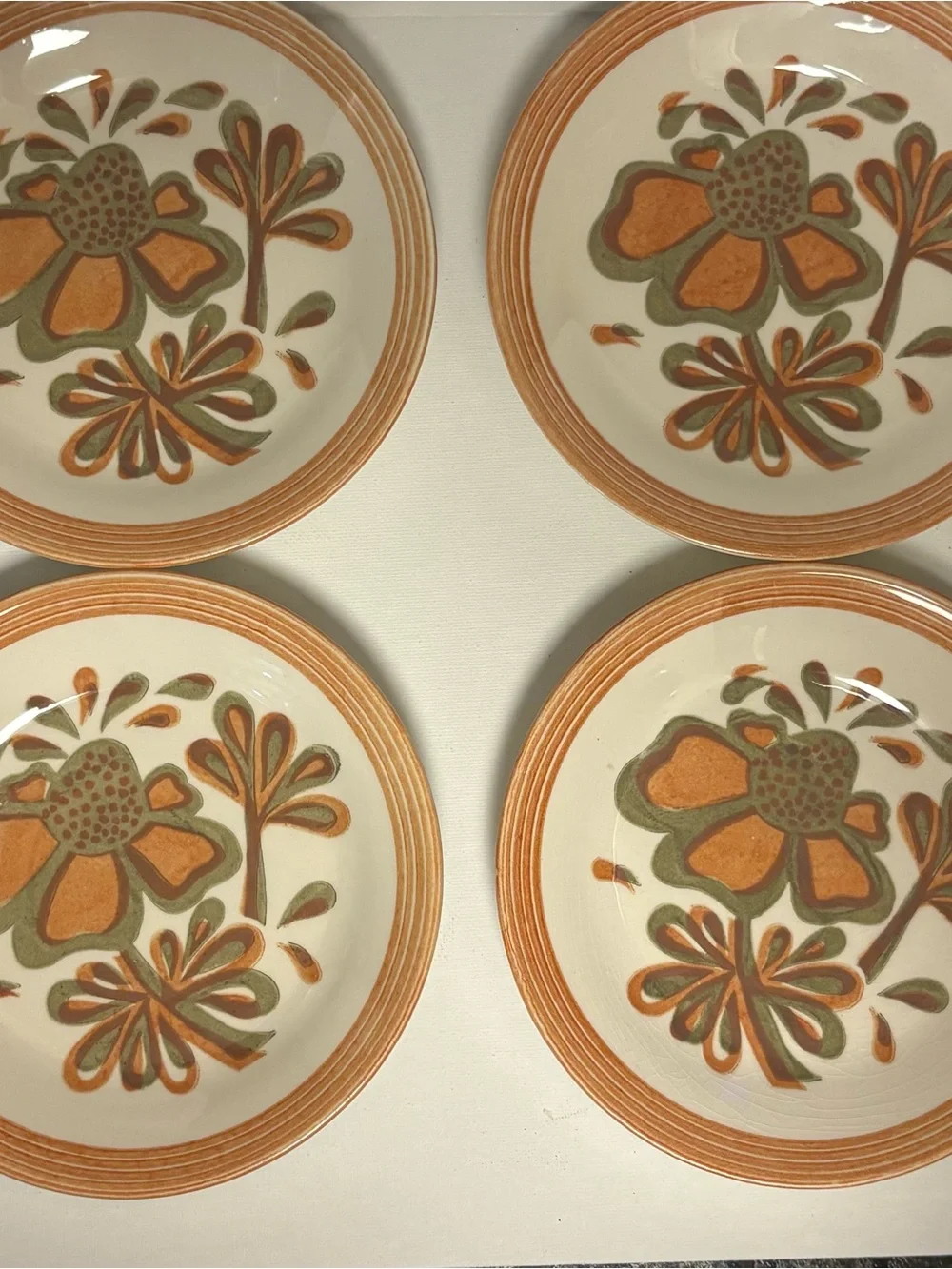 Vintage 1970s Royal China Ironstone Gypsy Floral Dish Set